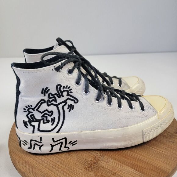 Converse Keith Haring x Chuck 70 High Top Sneakers Mens Size 8.5 Lace UP - Picture 5 of 12